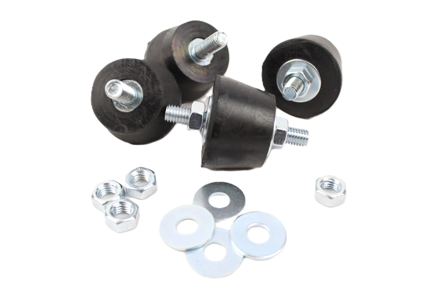 slika Anti-vibracione nogice za klima uređaje bez pozadine visokog kvaliteta sa maticama i šrafovima za M8 navoj