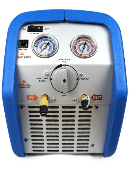 Rekuperator za freon RR500 - prednja strana profesionalnog HVAC uređaja
