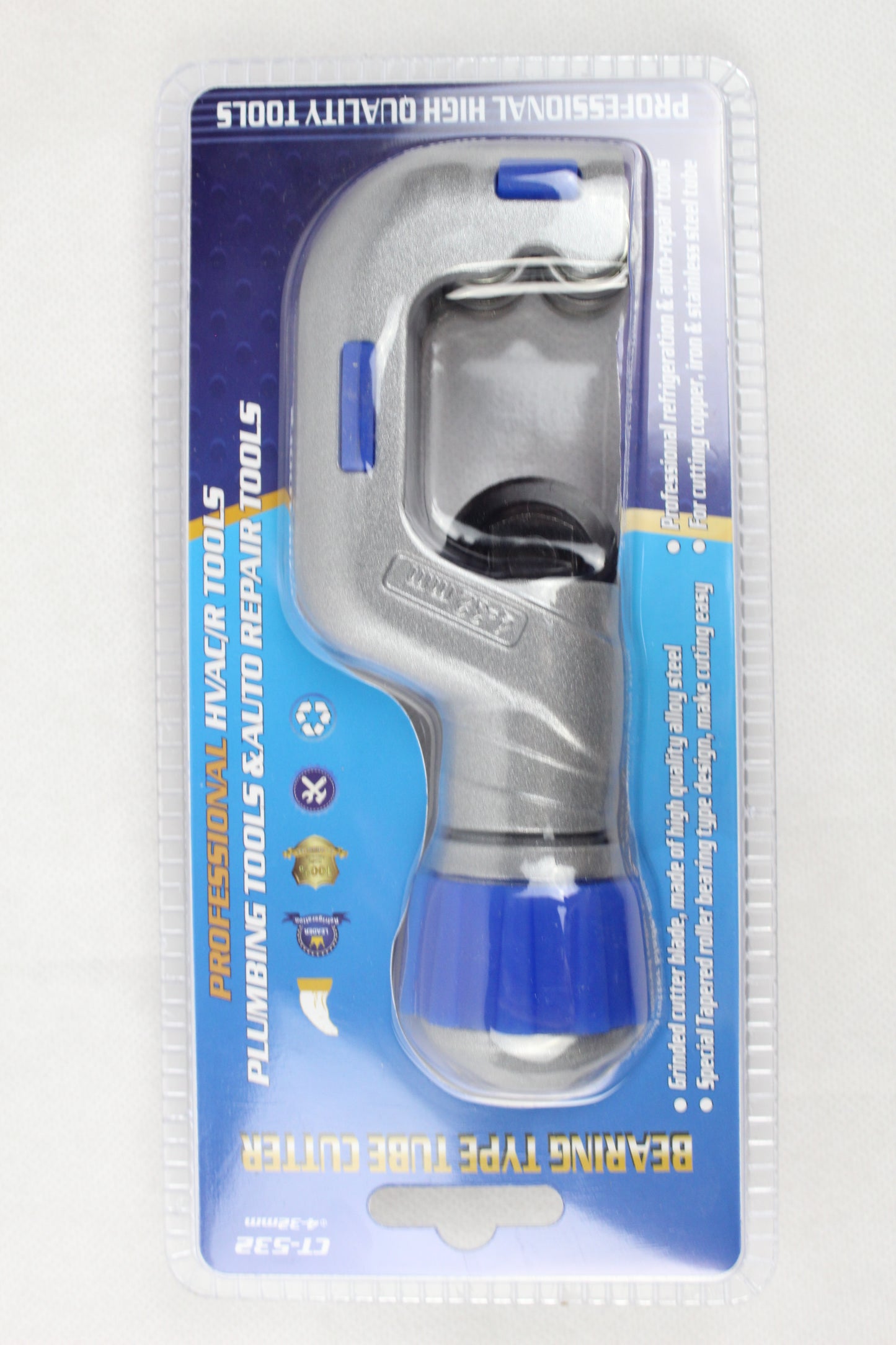 Slika Sekac za bakarne cevi CT-532 sa prednje strane u ambalazi upakovan 4K